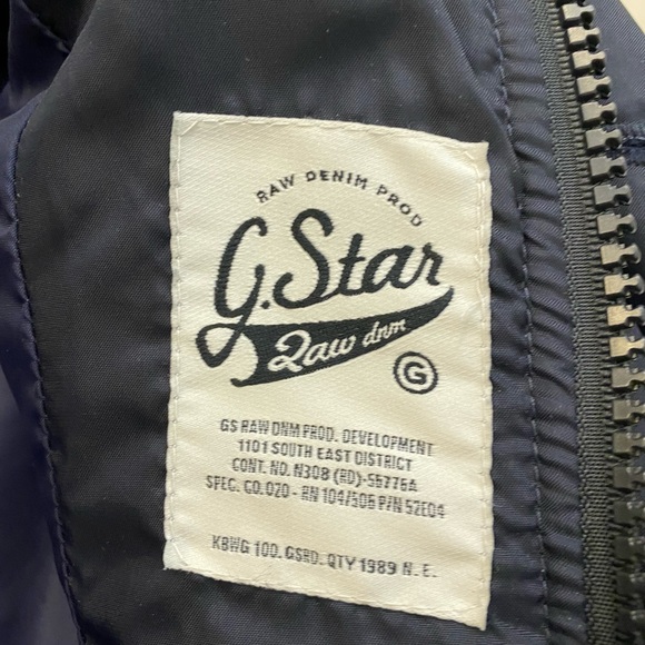 G-star raw denim Doonray quilted weather vest with hoodie - Picture 8 of 8